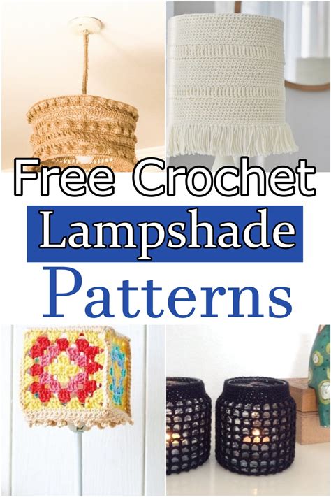 Free Crochet Lampshade Patterns Diy Crafts