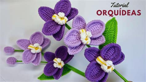 Tutorial Orquídeas A Crochet Crochet OrchidMayelin Ros Flores