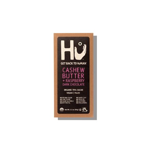 Hu Dark Chocolate Bar Cashew Butter And Raspberry Jelly 21 Oz Vitacost