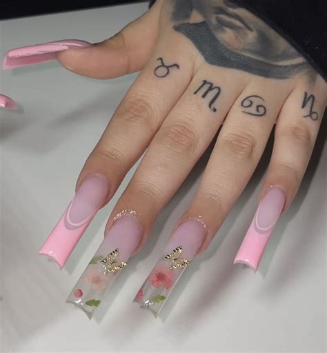 French Acrylic Nails Bling Acrylic Nails Pretty Acrylic Nails Best