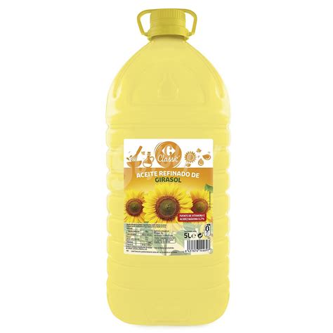 Carrefour Aceite De Girasol Para Freír Carrefour Garrafa 5 L