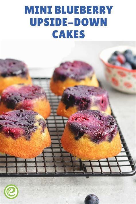 Mini Blueberry Upside Down Cakes Recipe Blueberry Upside Down Cake