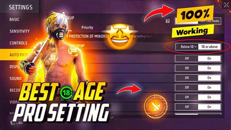 Fee Fire Auto Headshot Settings 2023 🔥 Secret Headshot Settings New