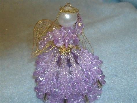 Homemade Angel Crafts From Safety Pens And Beads Angel Xmas Ornament