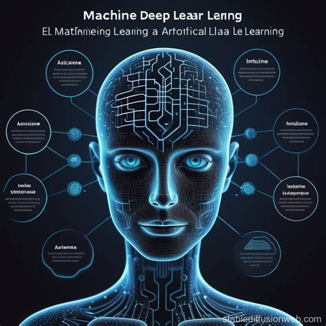 Graph of Artificial Intelligence, Machine Learning, and Deep Learning | Stable Diffusion Online