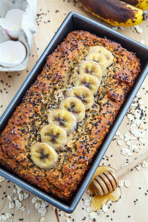 Sesame Chia Banana Bread With Honey And Tahini Recipe On Closet Cooking