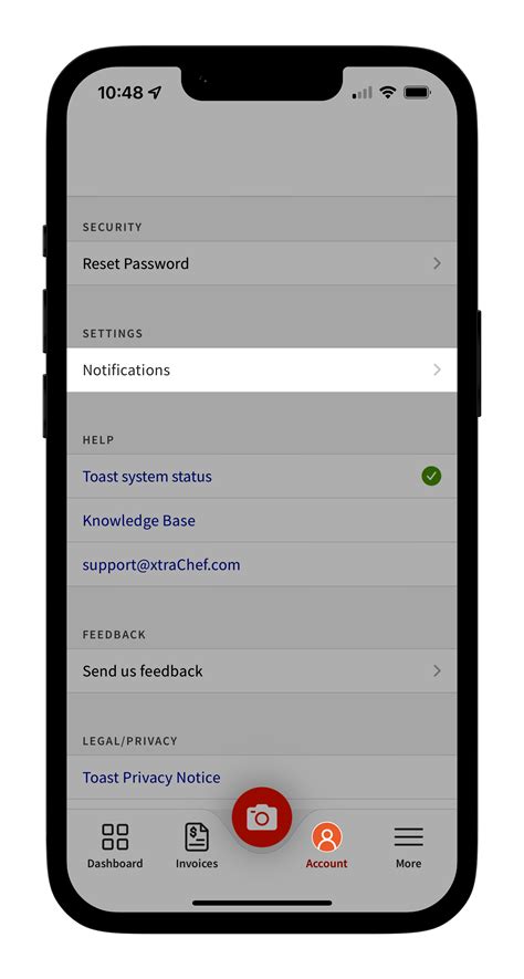 xtraCHEF: Mobile - Notifications