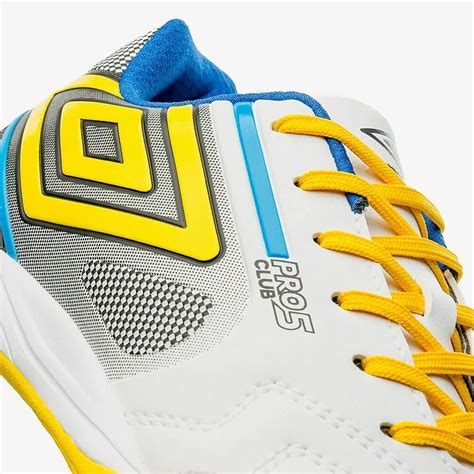 Tenis De Futsal Umbro Pro 5 Bump Club Branco 261 UMBRO Mundo Do