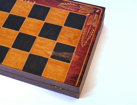 Handmade East European Chess Set 1980 And Backgammon With Etsy