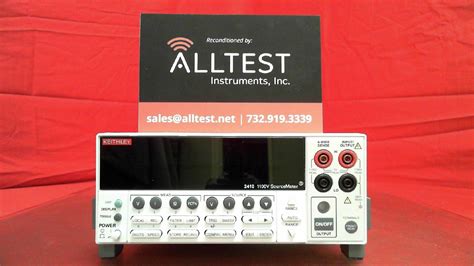 2410 (Keithley) | 1100V Digital SourceMeter | Alltest Instruments.