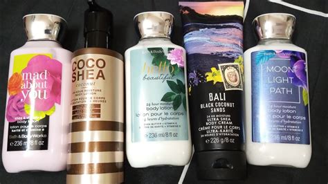 Bath And Body Works Body Lotions Haul Video Youtube