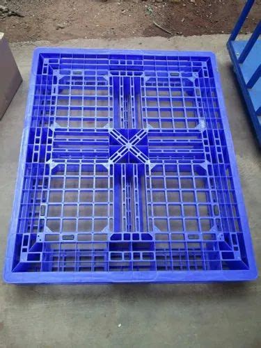 Blue Plastic Pallets, 1200X1000X150 at Rs 550 in Thane | ID: 20815786933