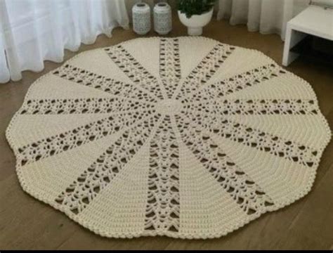 Rugs Home Decor Round Shag Rug Finger Food Recipes Crochet Edgings