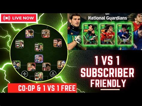 Free Subscriber Friendly 1 VS 1 CO OP EFootball 2024 EFootball 2024