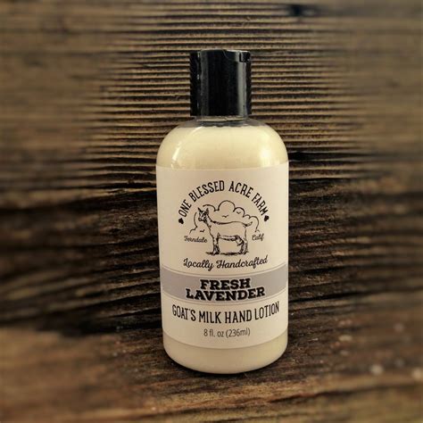 Goat Milk Lotion Fresh Lavender 8 Oz By Oneblessedacre On Etsy