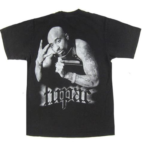 Vintage Tupac Shakur 2pac T Shirt 90s Hip Hop Rap West Coast Death Row Makaveli For All To Envy