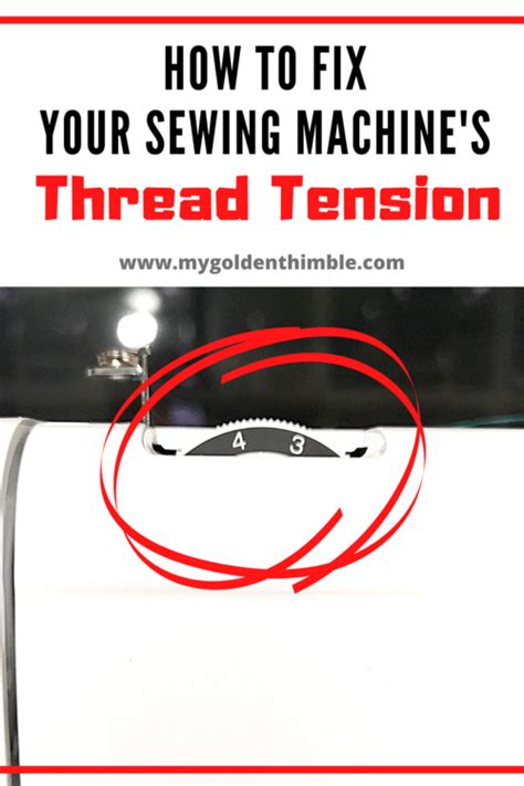 How To Fix Thread Machines Tension