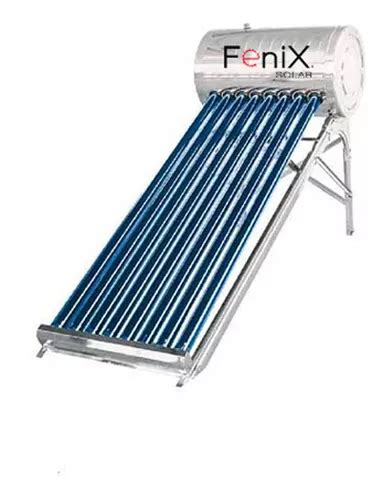 Calentador Solar Fenix Tubos Litros Baja Presi N