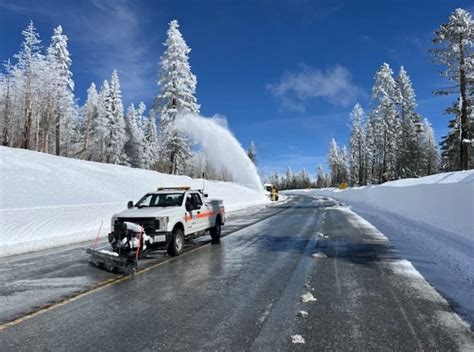 Ebbetts Pass Snowplowing Starts Today