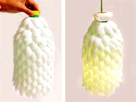 Diy Buat Lampu Hias Dengan Sendok