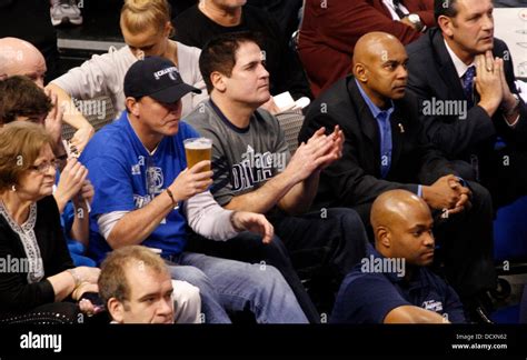 Dallas Mavericks owner Mark Cuban during the NBA basketball game ...