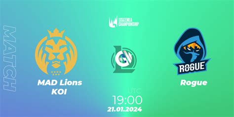 Mad Lions Koi Vs Rogue Lol Betting Tips Stream Livescore Results On Egw