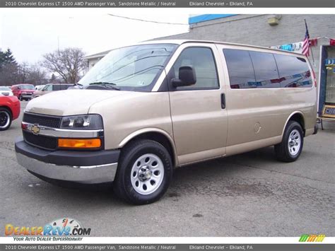 2010 Chevrolet Express Lt 1500 Awd Passenger Van Sandstone Metallic Neutral Photo 1