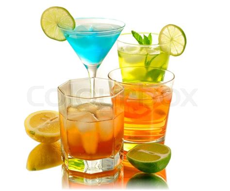 Assortment of cold drinks | Stock Photo | Colourbox