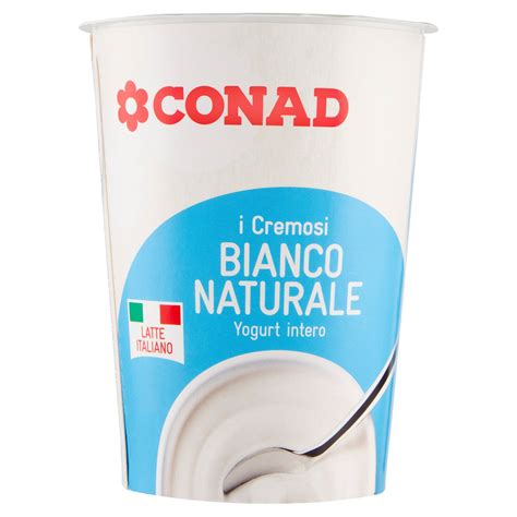 Yogurt Intero Bianco Naturale G I Cremosi Conad Conad