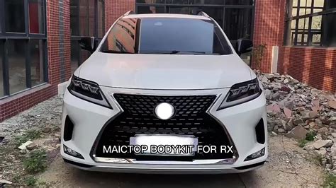 Maictop Car Accessories Conversion Front Bumper Grille Headlight For Rx