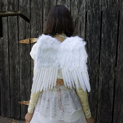 Small White Angel Costume Wing By Zucker Feather