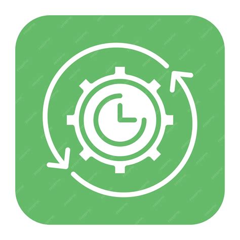 Premium Vector | Automated scheduling app icon vector image can be used