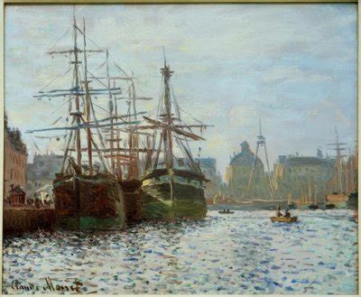 Das Bassin Du Commerce Le Havre Von Claude Monet