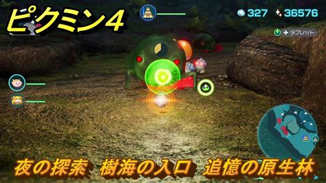 ピクミン4 夜の探索 樹海の入口 追憶の原生林 メインミッション攻略 ＃142 【pikmin 4】 Youtube