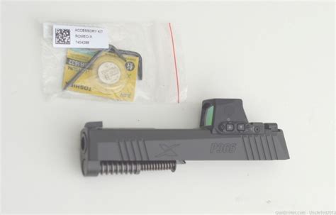 Sig P365 P365x Complete Upper 9mm Or Slide Assembly Romeo X Pistol