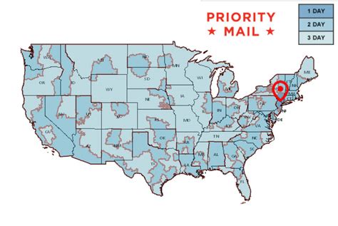 Usps Priority Mail Zones Map