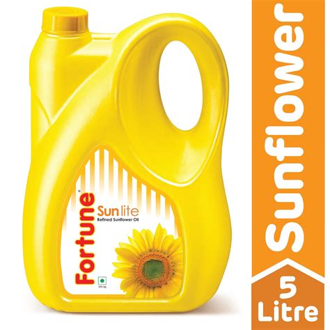 Fortune Sunlite Refined Sunflower Oil L Jar Amazon In Grocery