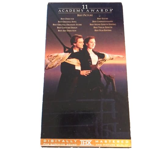 Titanic VHS 2 Pack Tape Set Leonardo DiCaprio Kate Winslet 97363348139