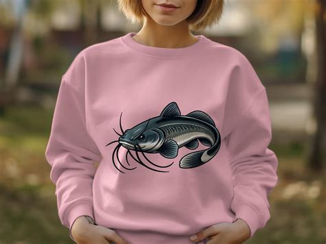 Fish Catfish Bullhead Channel Blue Wildlife SVG PNG Clipart Sublimation