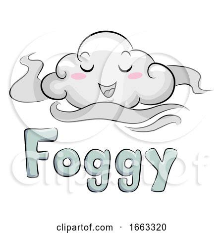 Weather Emoji Foggy Cartoon Vector Clipart FriendlyStock, 56% OFF