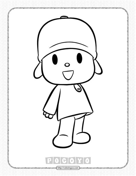 Printable Pocoyo Coloring Pages for Kids Kids Birthday, Arm Sleeve ...