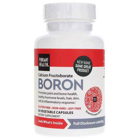 Calcium Fructoborate Boron, Vibrant Health