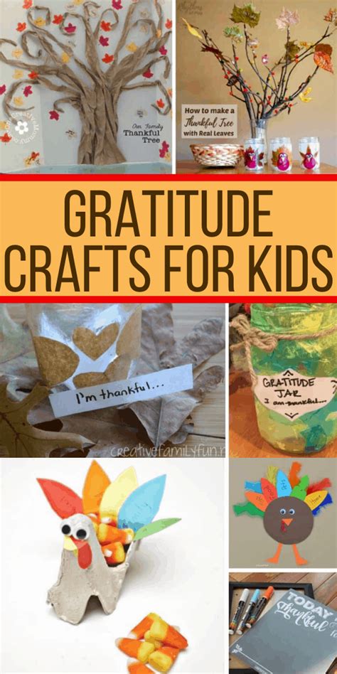 gratitude crafts  activities     family