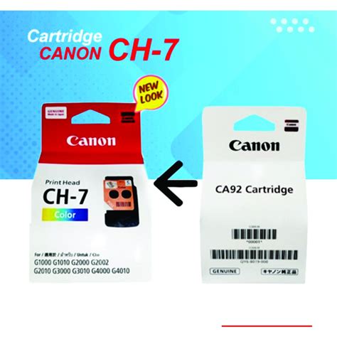 Jual ORIGINAL CANON Head Cartridge CH7 CA92 COLOUR Untuk G1000 G2000