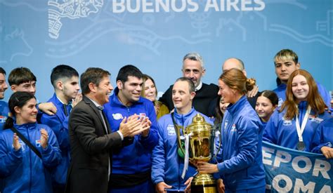 Axel Kicillof encabezó la presentación de los Juegos Bonaerenses 2024