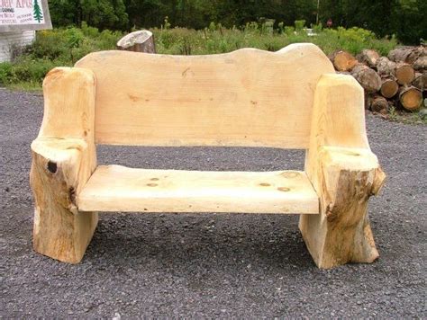 diy log bench plans - Jess Nevarez