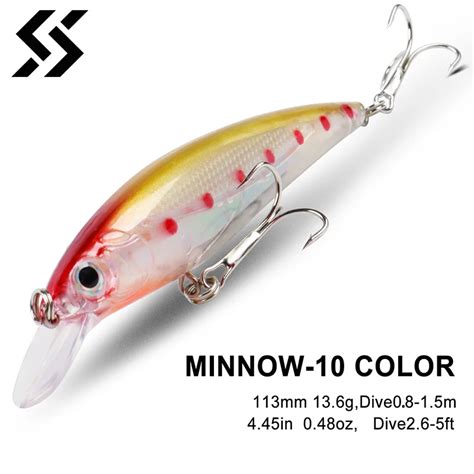 Sougayilang Pcs Minnow Fishing Lure Cm G Hard Fishing Bait