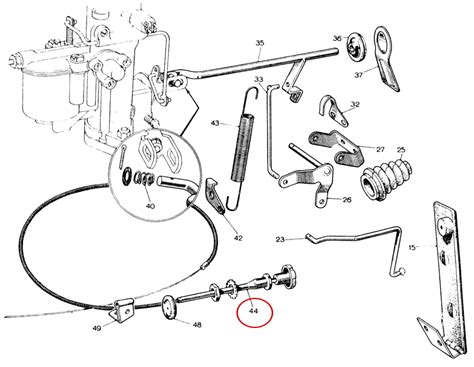 Choke Cable Assembly For Metropolitan Kip Motor Company