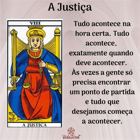 A Justi A No Tarot Quais Os Significados Para A Sua Vida