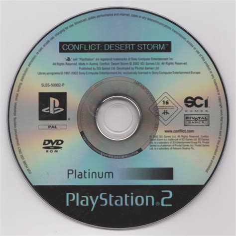 Conflict Desert Storm 2002 Box Cover Art Mobygames